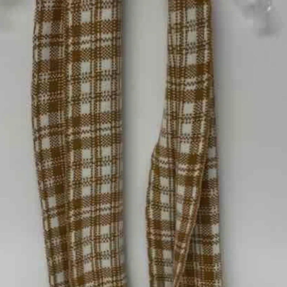 NWT Timberland Scarf Buffalo Plaid Beige Off-White FabFitFun Fall NEW 10